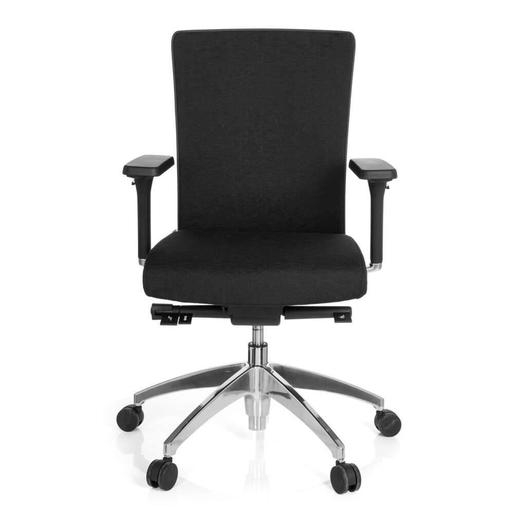 hjh OFFICE Bürostuhl / Chefsessel ASTRA BASE Stoff, schwarz