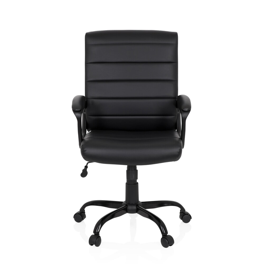 hjh OFFICE Bürostuhl / Chefsessel ERGOSMOOTH BIG PU Kunstleder, schwarz