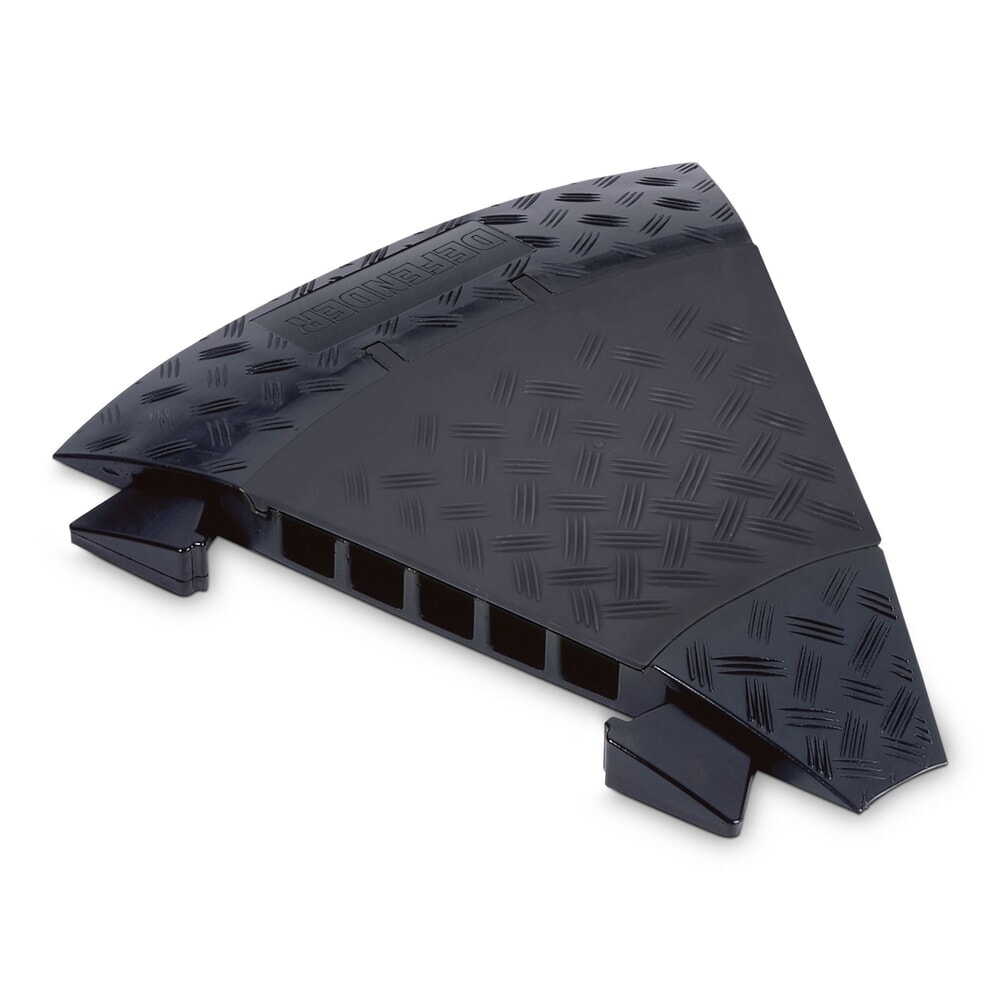 Defender® by Adam Hall Kabelbrücke MIDI 45°-Biegung, mit Verbindern, 5 Kanäle, schwarz