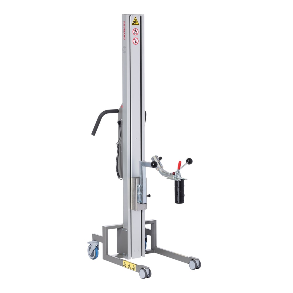 HOVMAND Hebelift mit Rollenmanipulator für Rollen bis 40 kg, Hubhöhe 1.642 mm, TK 80 kg