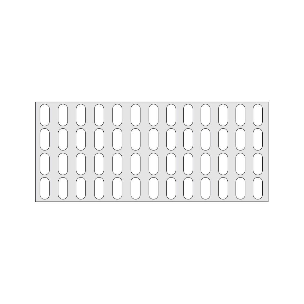 Fachboden für Aluminium-Regal, Kunststoffgitter, BxT 1.350 x 580 mm