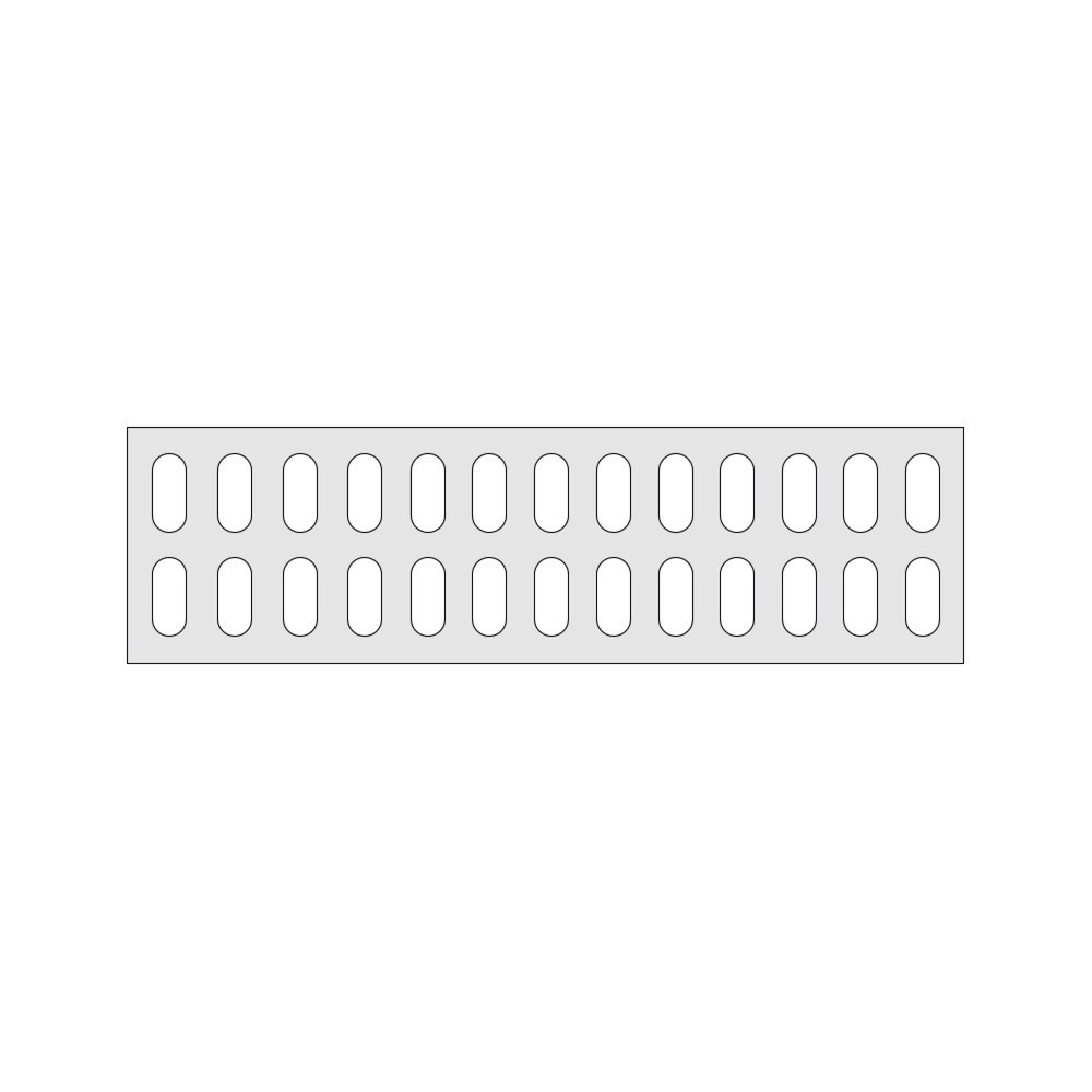 Fachboden für Aluminium-Regal, Kunststoffgitter, BxT 1.350 x 380 mm