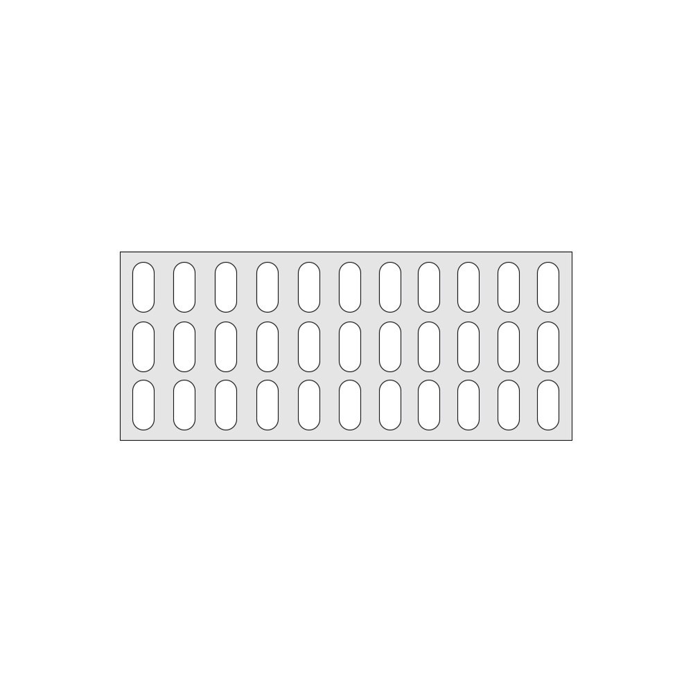 Fachboden für Aluminium-Regal, Kunststoffgitter, BxT 1.150 x 480 mm