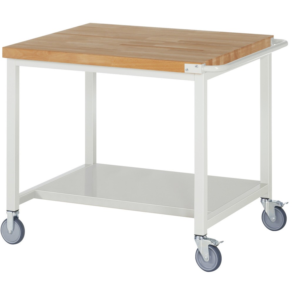 RAU mobile Werkbank Serie 8000, HxBxT 880 x 1.000 x 900 mm, Ablageboden unten