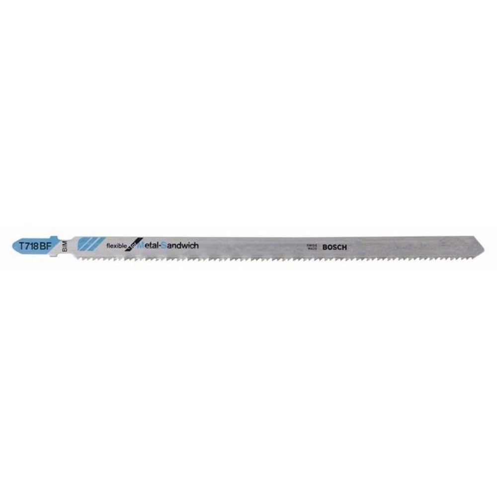 BOSCH Maschinensägeblatt T 718 BF Metal-Sandwich L.180mm Zahnteilung 2mm BIM 3erPack