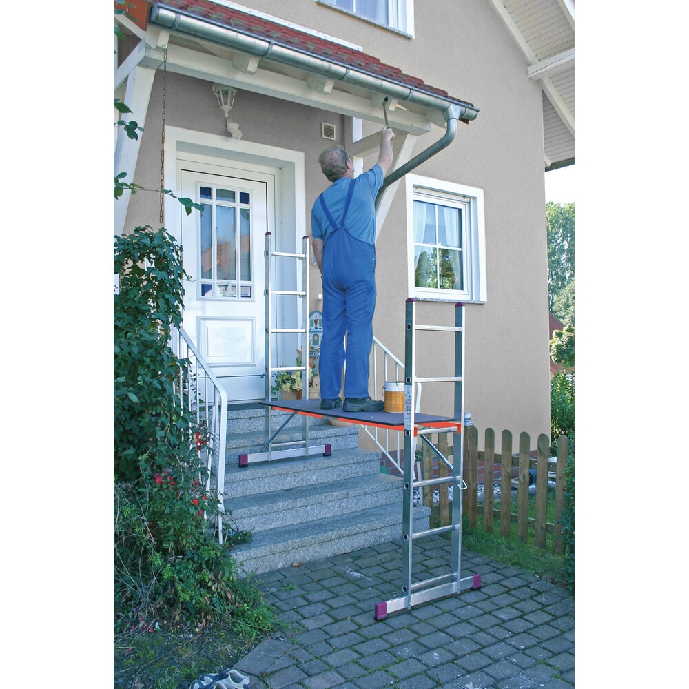 KRAUSE® Leitergerüst ohne Rollen, Standhöhe 1 m