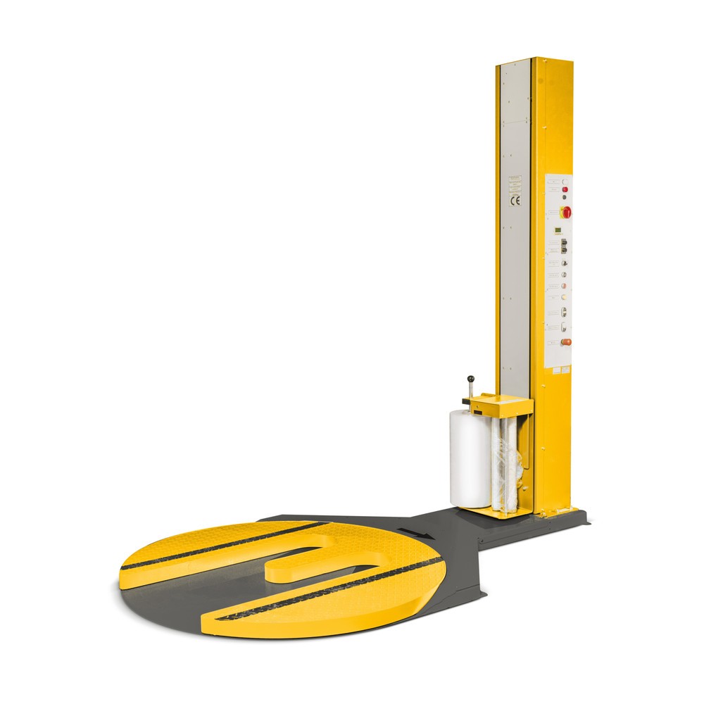 Palettenwickler Premium, offener Drehteller, Ø 1.500 mm, Drehtellerantrieb stufenlos regelbar