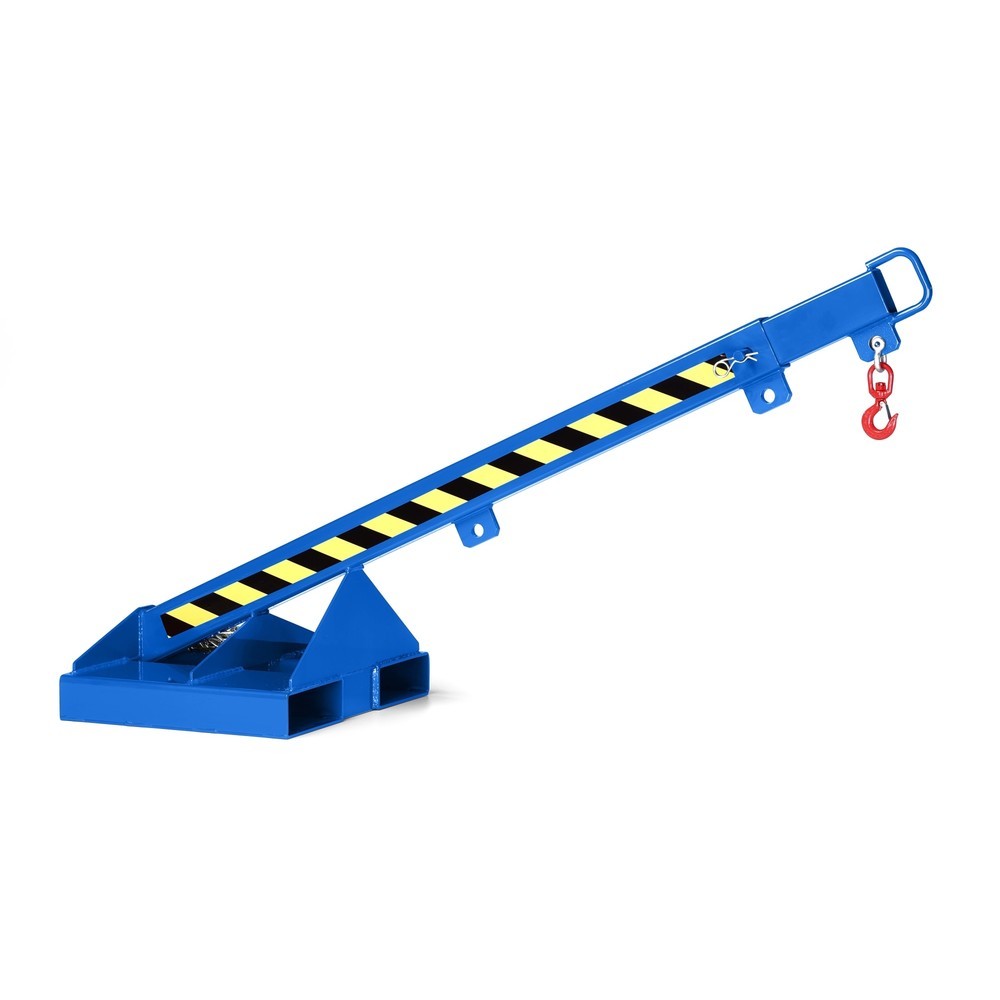 RR-Industrietechnik® Kranarm Typ RLH-T, TK 175 1.000 kg, teleskopierbar, RAL 5010 enzianblau