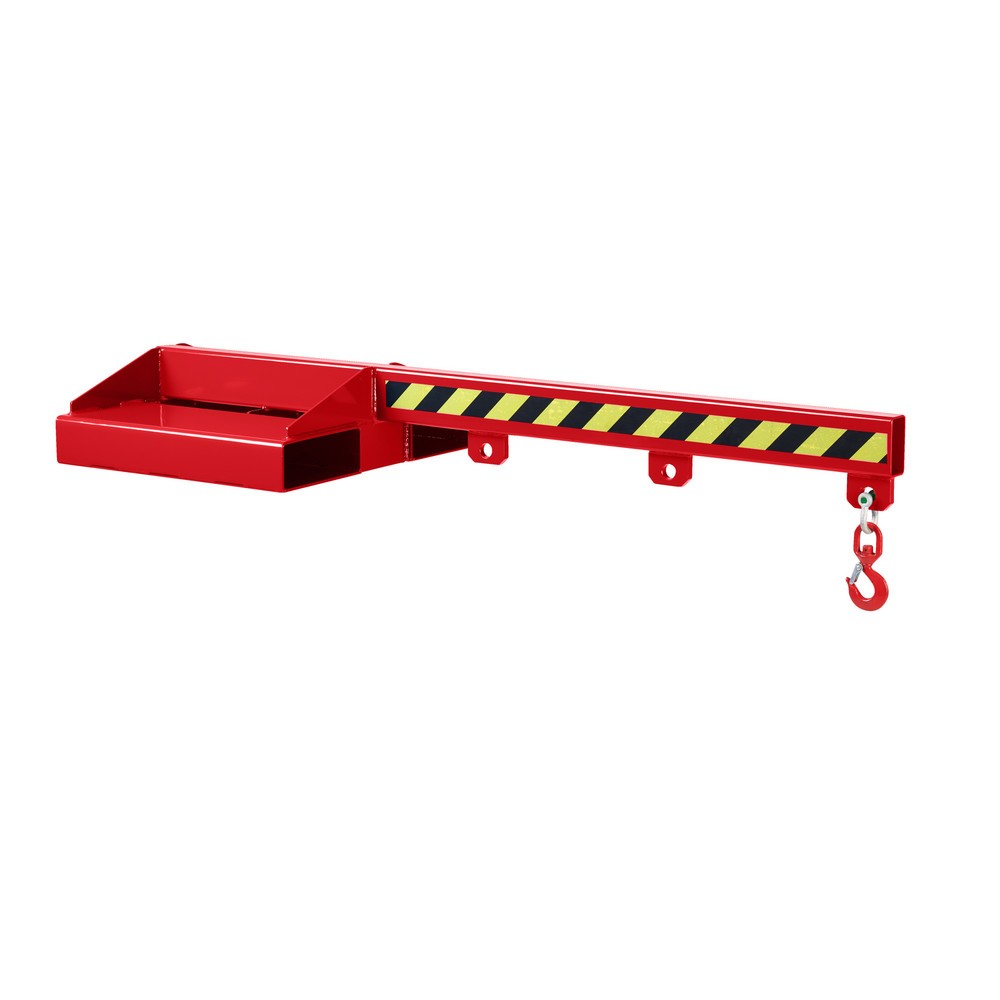 RR-Industrietechnik® Kranarm Typ RLA, Tiefe 2.400 mm, TK 250 2.500 kg, RAL 6018 gelbgrün