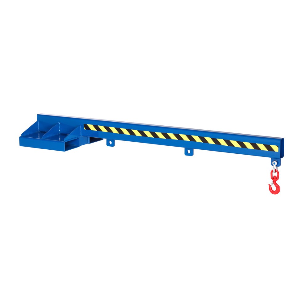 RR-Industrietechnik® Kranarm Typ RLA, Tiefe 2.400 mm, TK 100 1.000 kg, RAL 5010 enzianblau