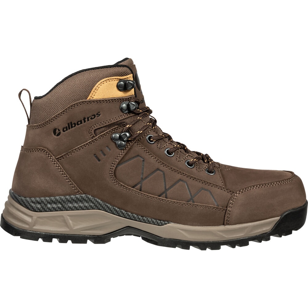albatros Trekkingschuh HÖFEN CTX MID, braun/gelb, Größe 44