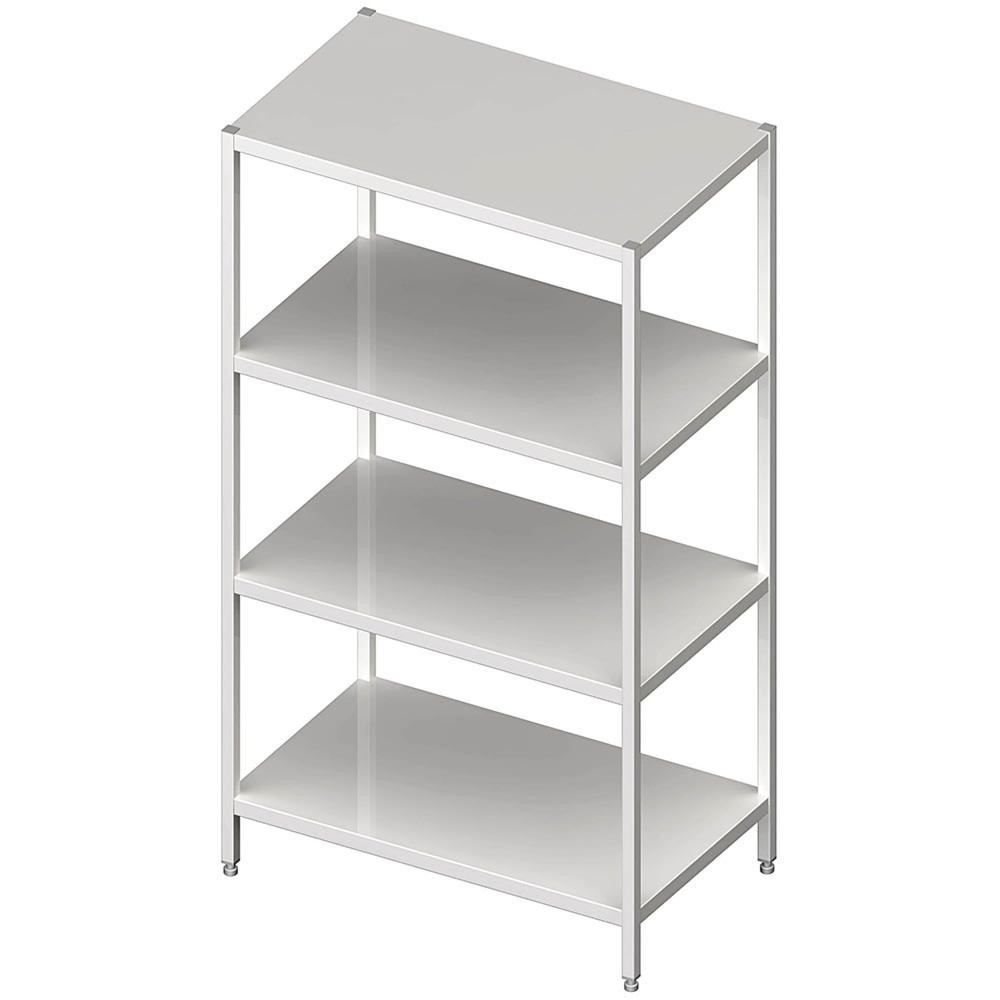 Stalgast Regal mit glatten Böden, 1000x400x1800 mm, Selbstmontage