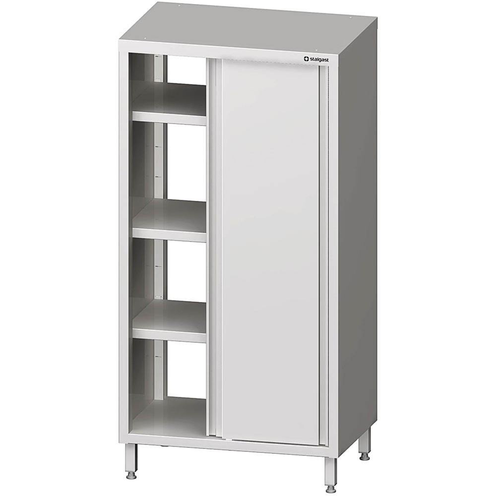 Stalgast Durchreiche-Hochschrank mit Schiebetüren, 1000x600x1800 mm, verschweisst