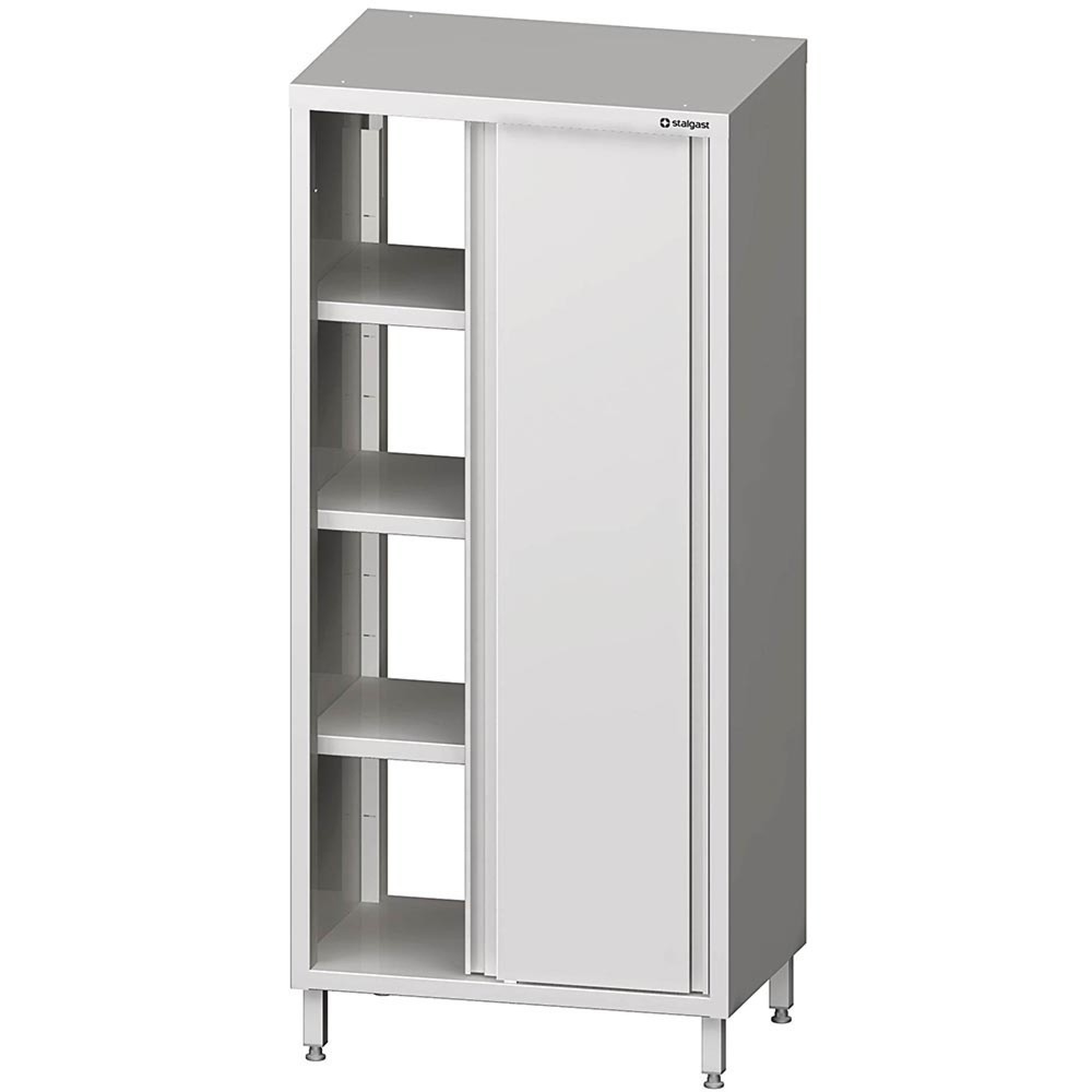 Stalgast Durchreiche-Hochschrank mit Schiebetüren, 900x500x2000 mm, verschweisst