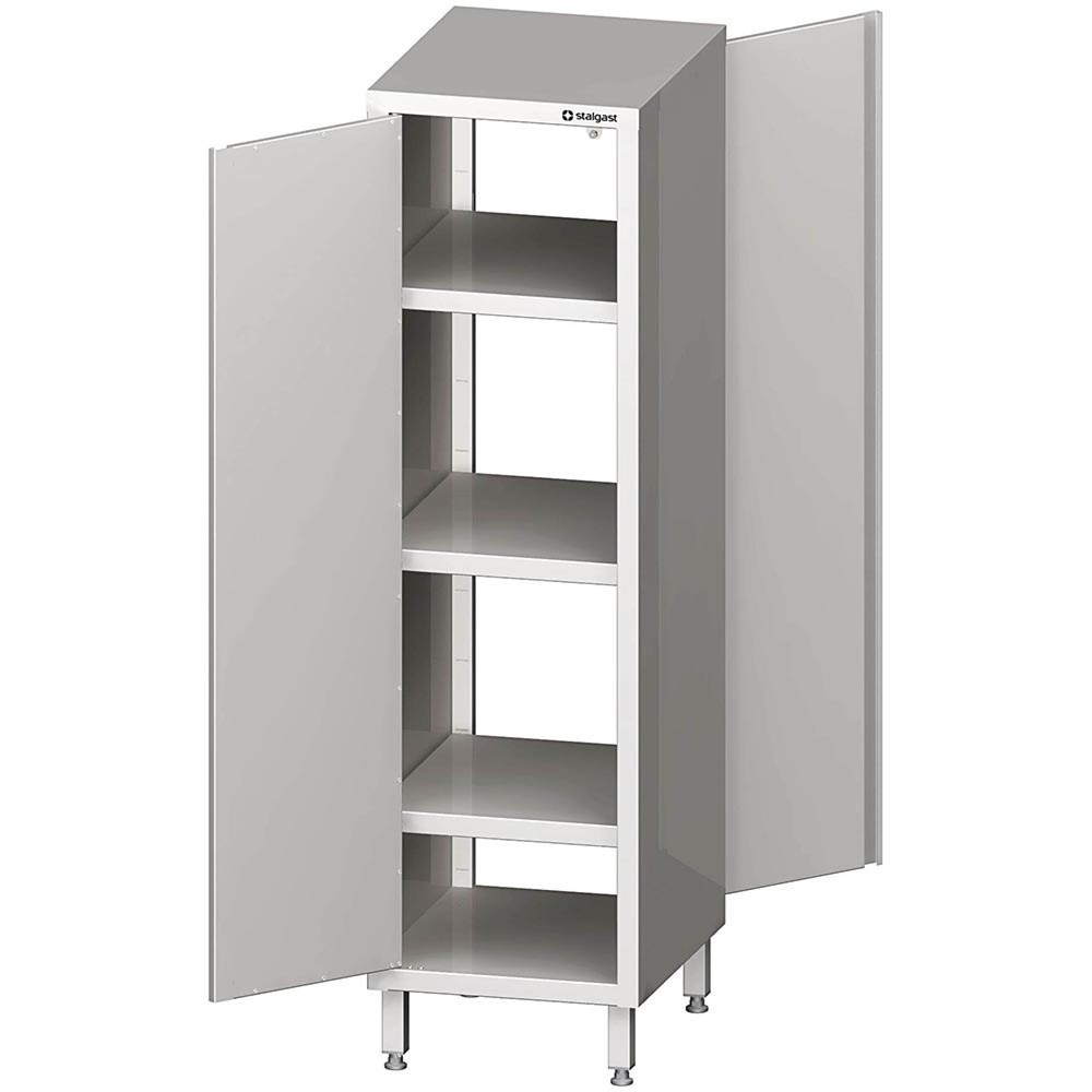 Stalgast Durchreiche-Hochschrank mit Flügeltüren, 400x500x1800 mm, verschweisst