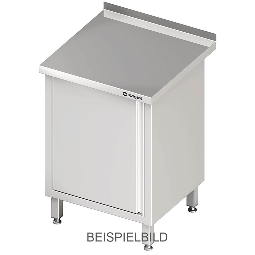 Stalgast Arbeitsschrank mit Flügeltür, 450x700x850 mm, ohne Aufkantung, verschweisst