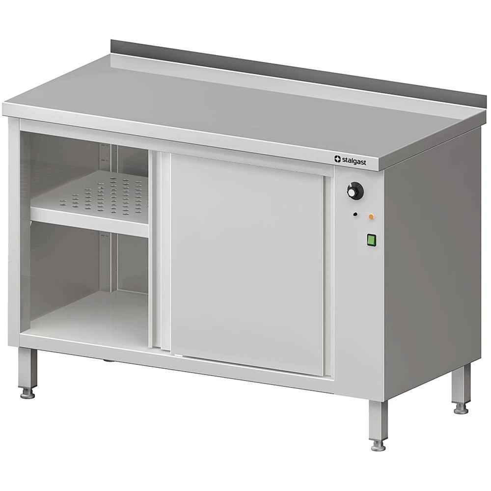 Stalgast Wärmeschrank mit Schiebetüren 1400x600x850 mm ohne Aufkantung