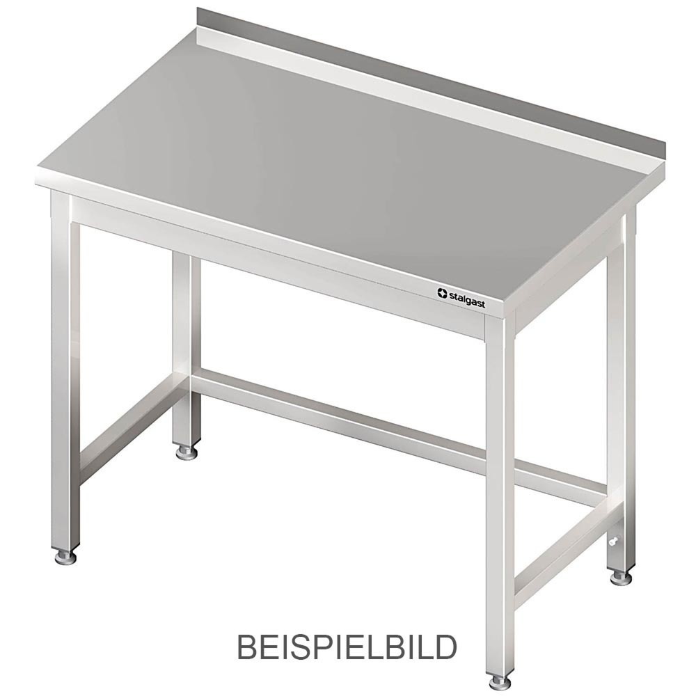 Stalgast Arbeitstisch ohne Grundboden, 700x700x850 mm, mit Verstrebung, ohne Aufkantung, verschweisst