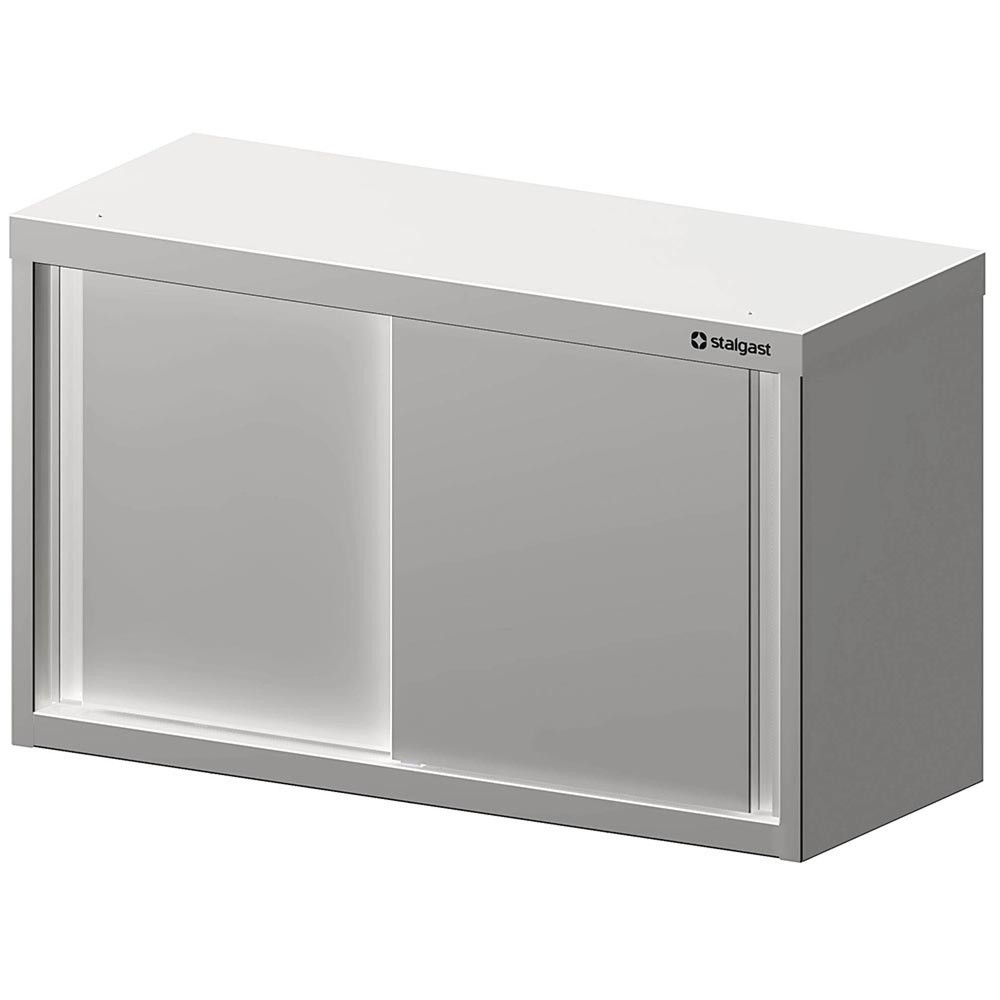 Stalgast Hängeschrank mit Schiebetüren, 1400x400x600 mm, verschweisst