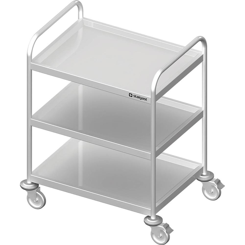 Stalgast Servierwagen mit drei Böden, 800x500x950 mm, verschweisst