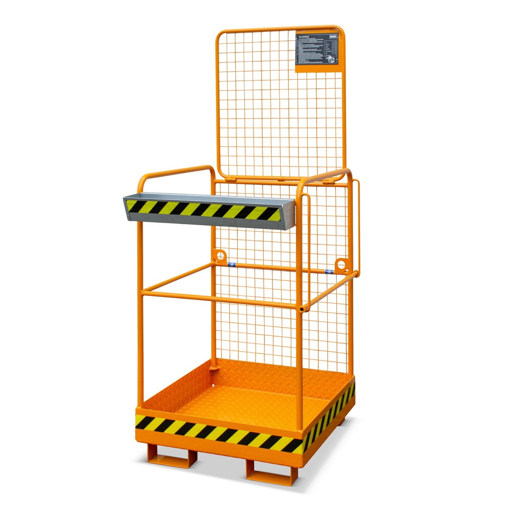 Bauer® Arbeitskorb SIKO-M, Ausführung D, zul. Gesamtgewicht 240 kg, schmal