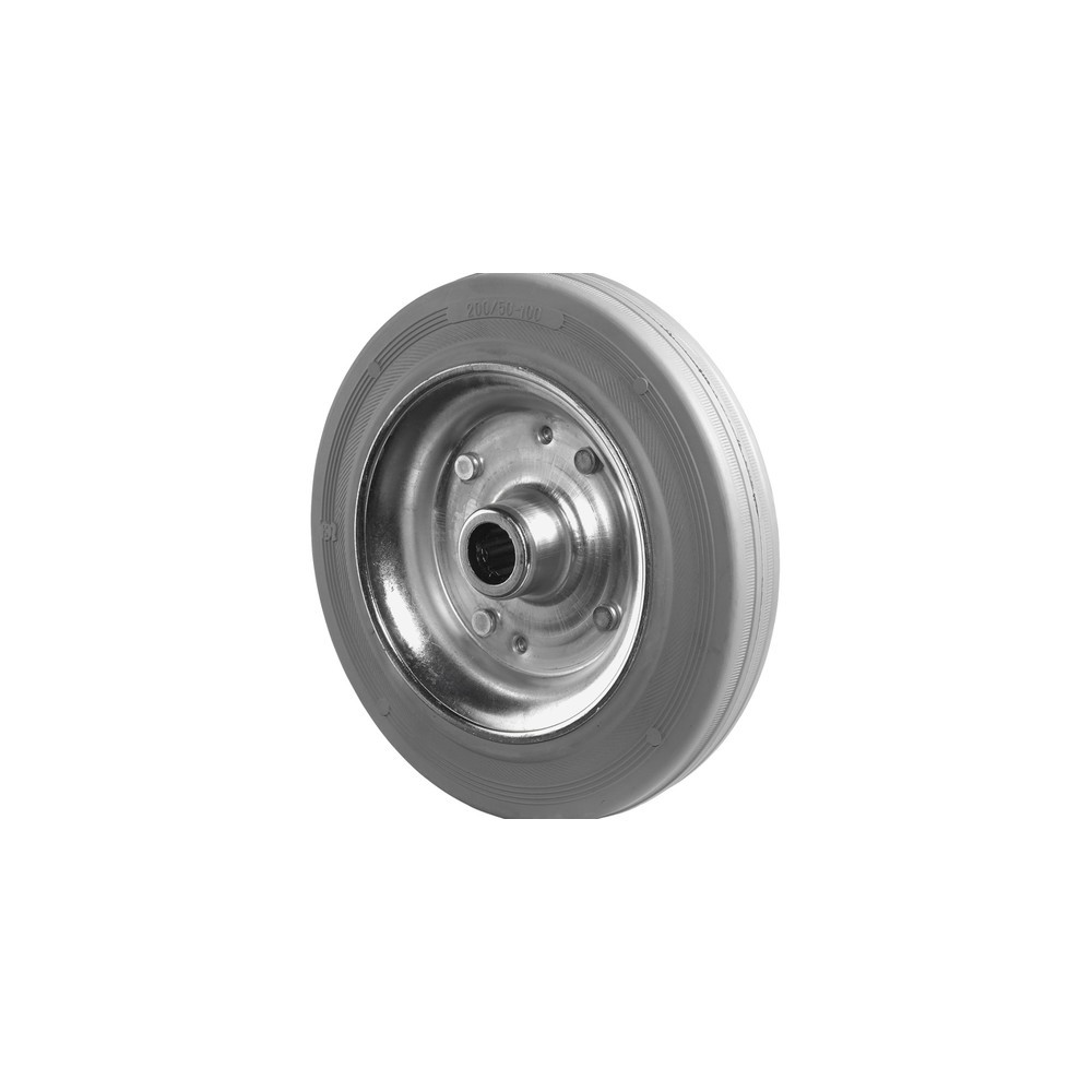 BS ROLLEN Gummirad, Rollenlager, Ø x Breite 80 x 26 mm, TK 70 kg
