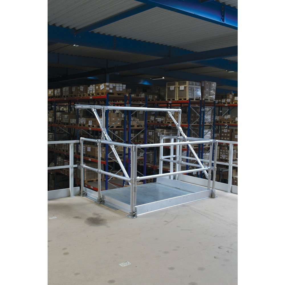 Kee Safety Palettenschleuse Typ A, für Masse 1,40 x 1,48 m, Höhe max. 1,60 m