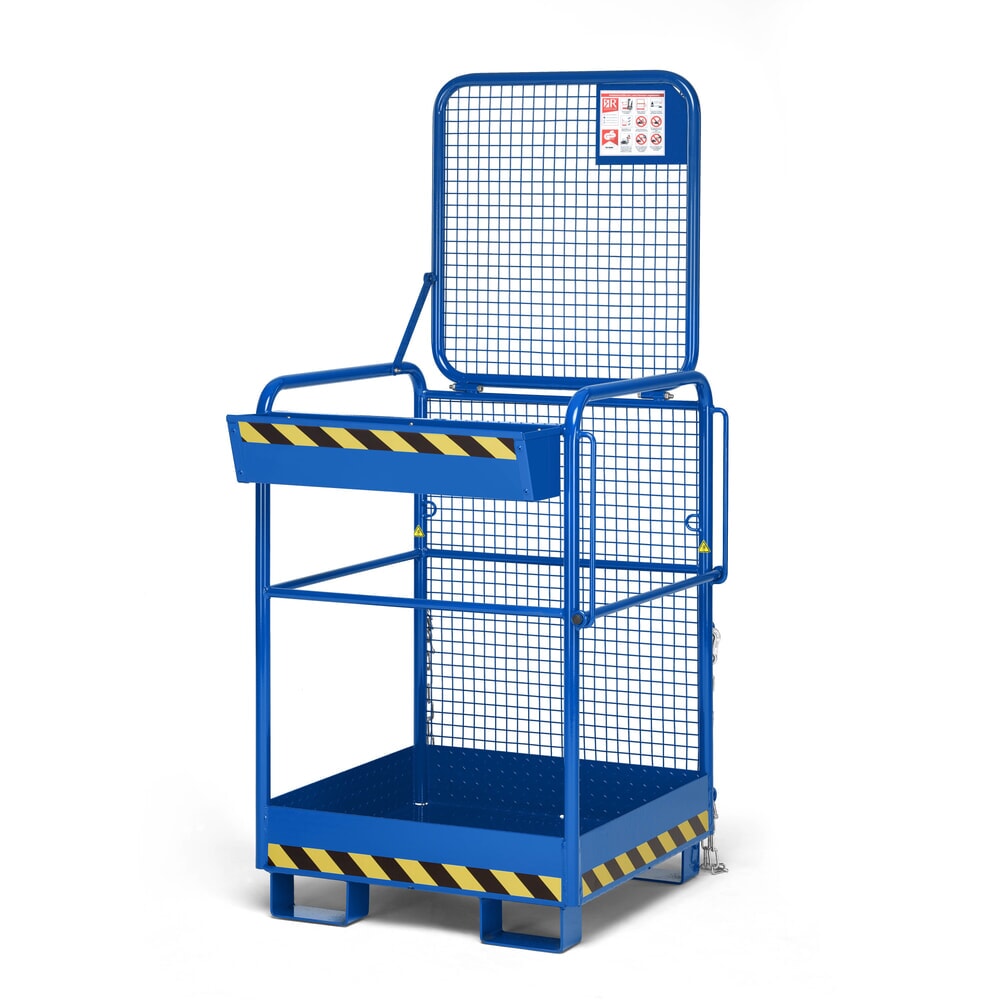 RR-Industrietechnik® Arbeitskorb Typ RAK-One, TK 240 kg, RAL 5010 enzianblau