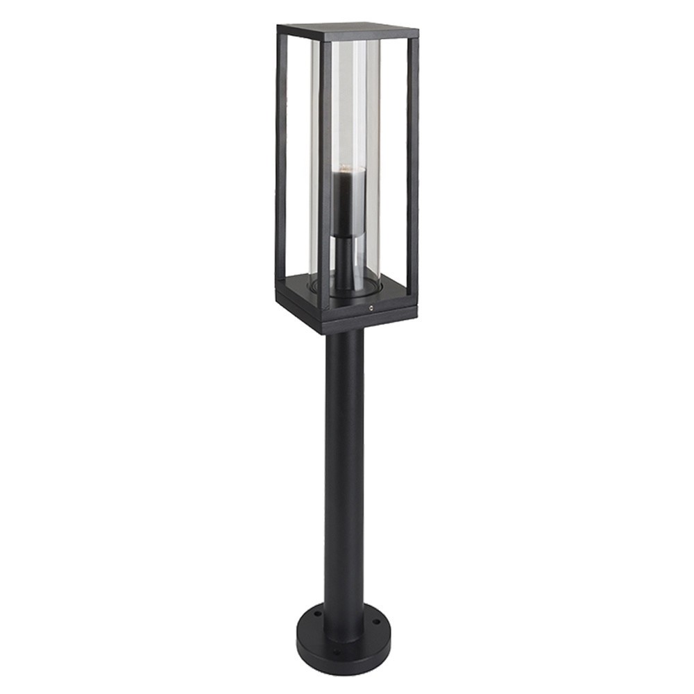 LED Outdoor-Pole-Licht Hudson 1xE27 IP44 schwarz