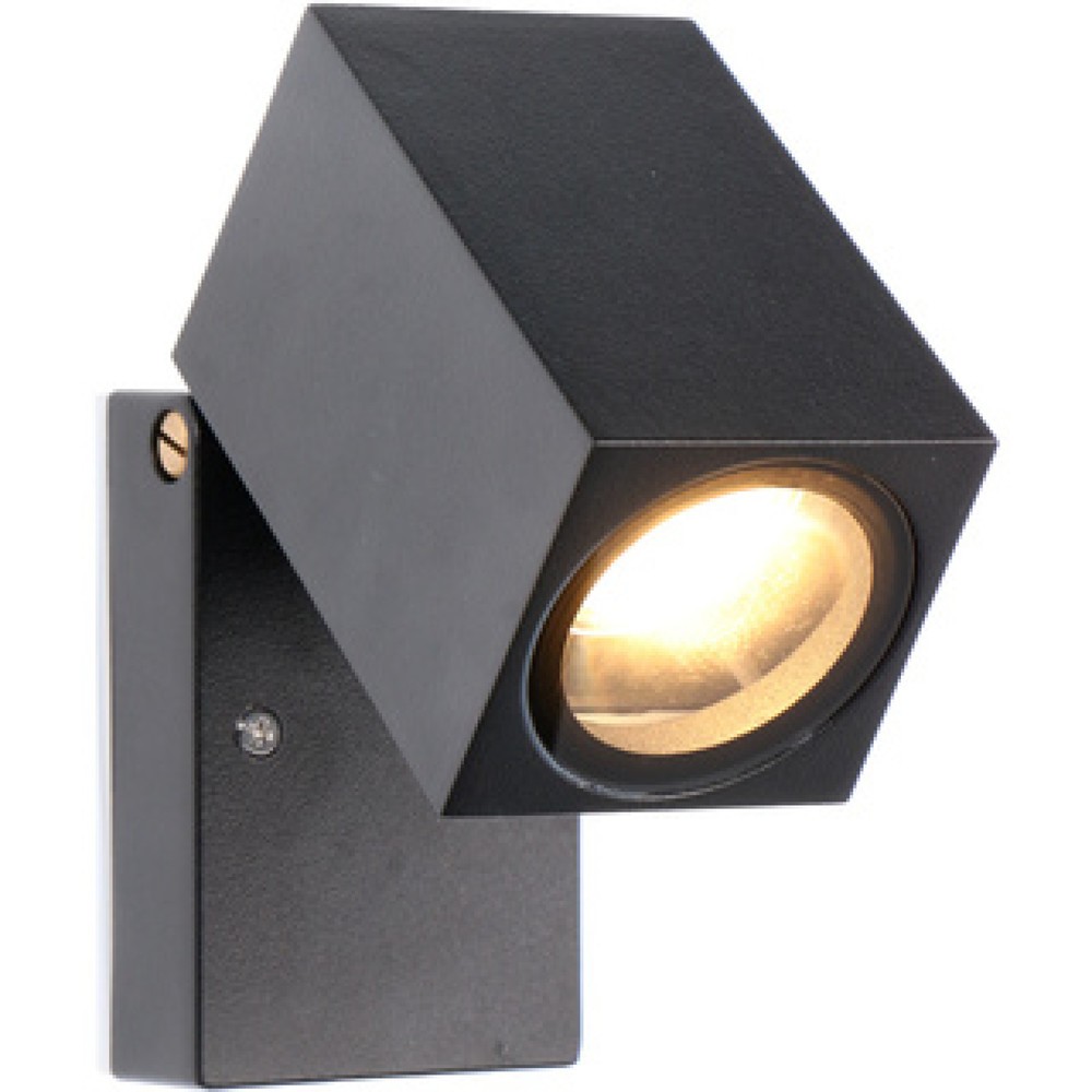 LED Outdoor-Wandleuchte Siena 1xGU10 IP44 schwarz