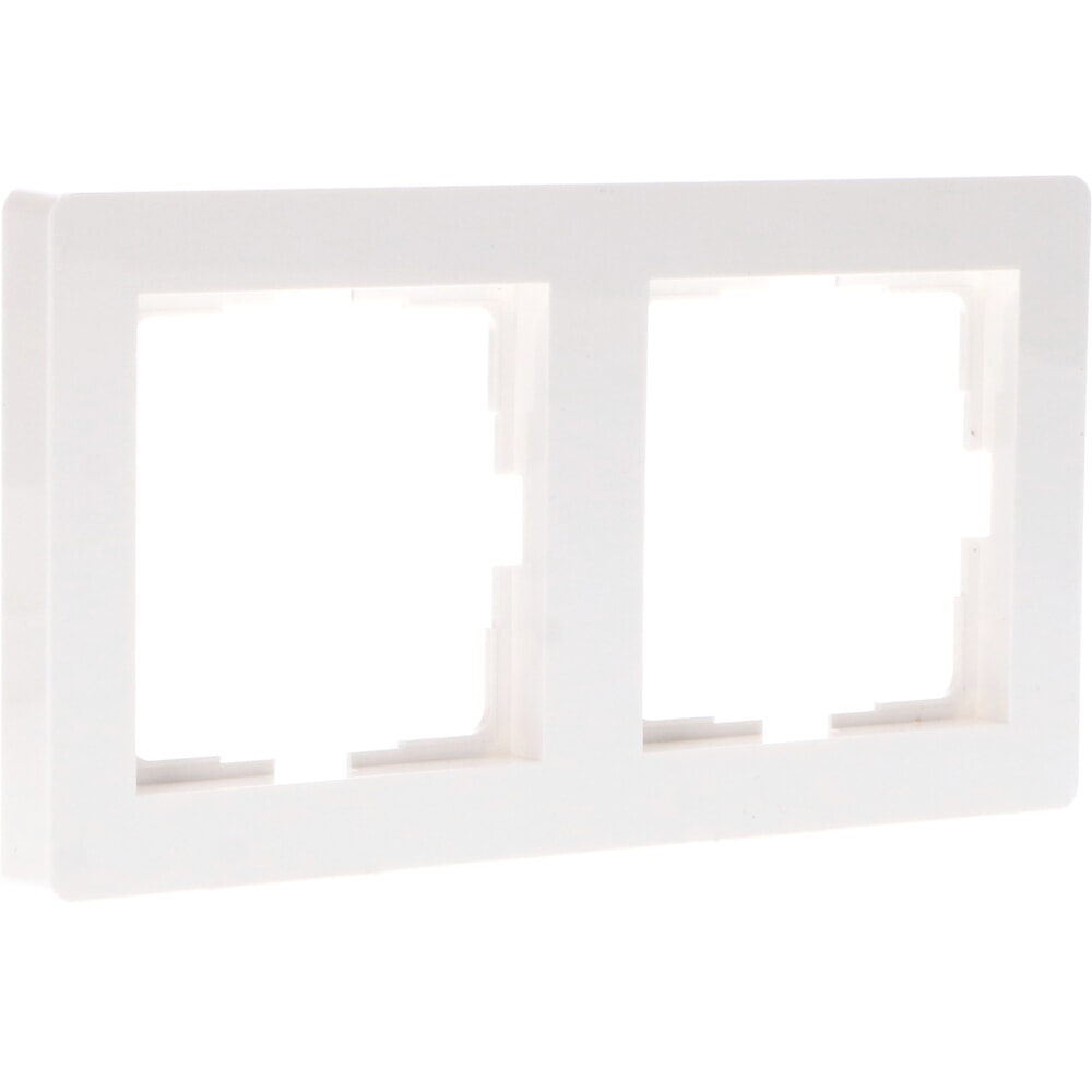 Doppel-Rahmen 55x55mm weiß