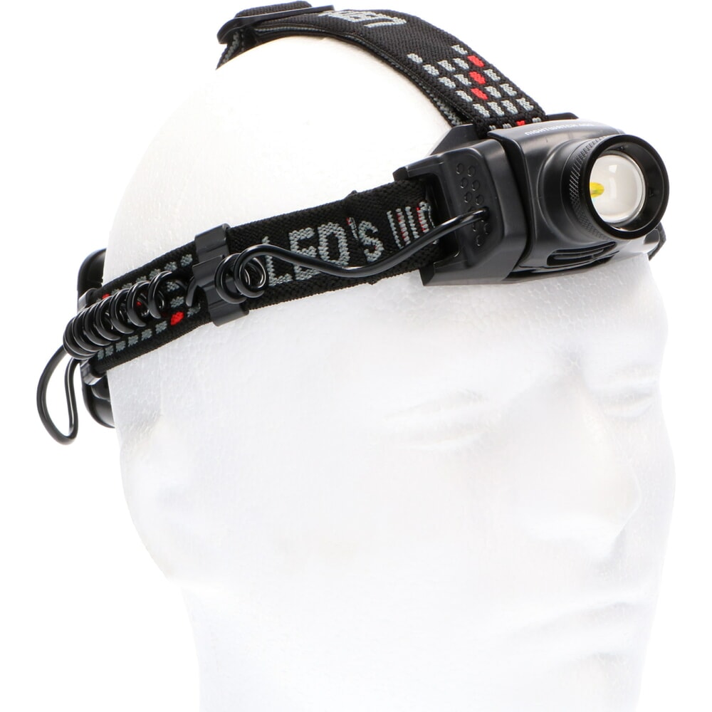 Kopflampe 6W 400Lm IP44 3xAA CREE Zoom