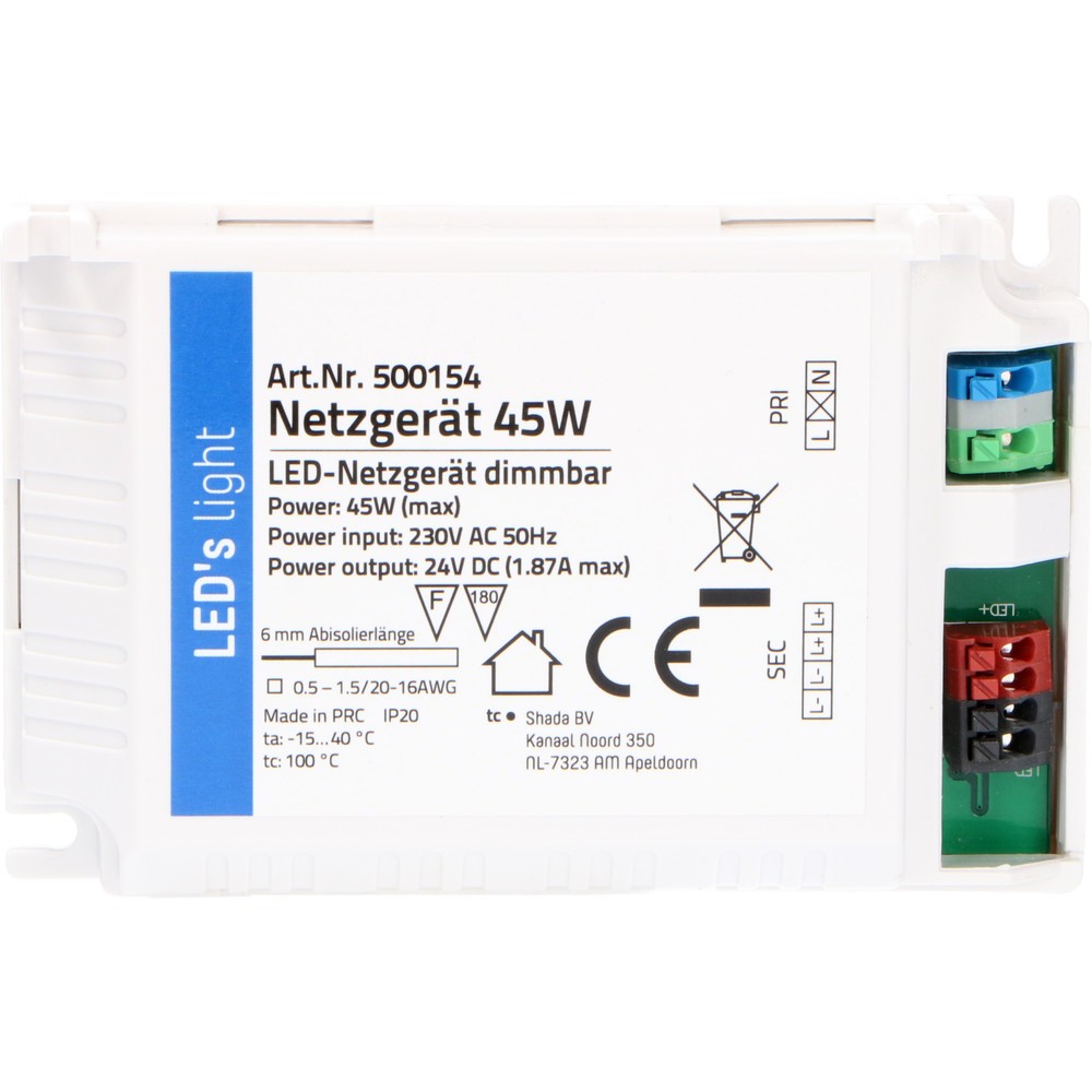 Treiber für LED Lichtband 45W 24V weiß dimmbar