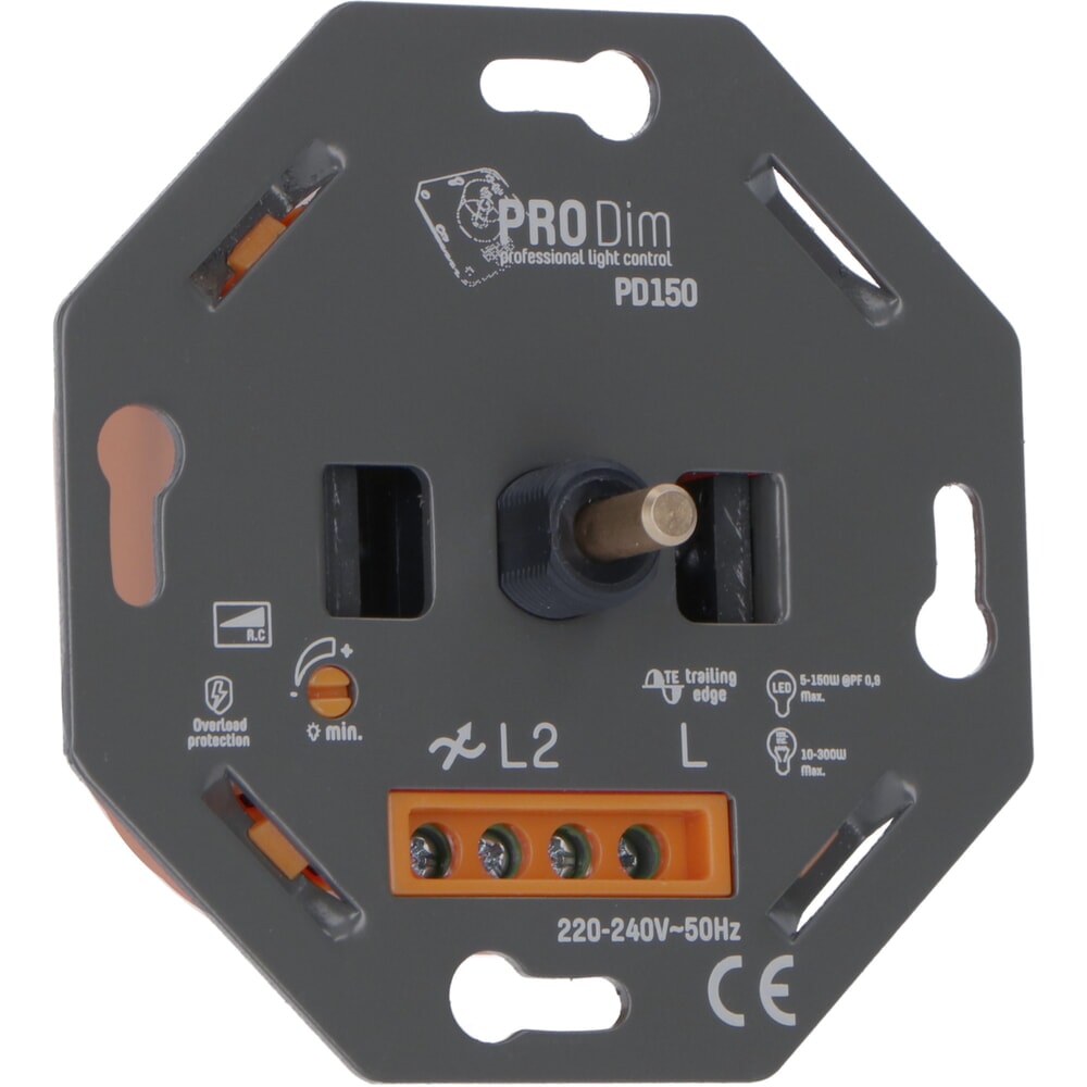 Dimmer 5-150W LED 10-300W Phasenabschnittsteuerung 2-Draht-Systeme