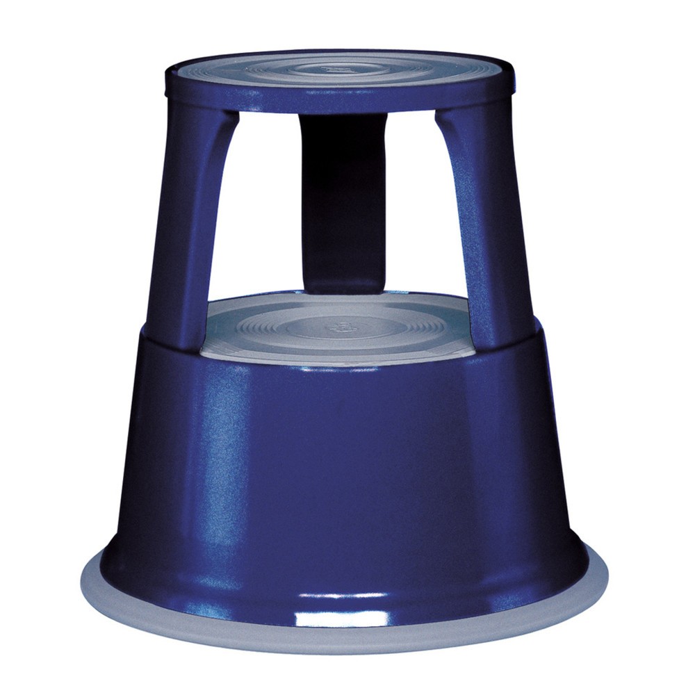 WEDO® Rolltritt aus Stahlblech, TK 150 kg, ultramarinblau