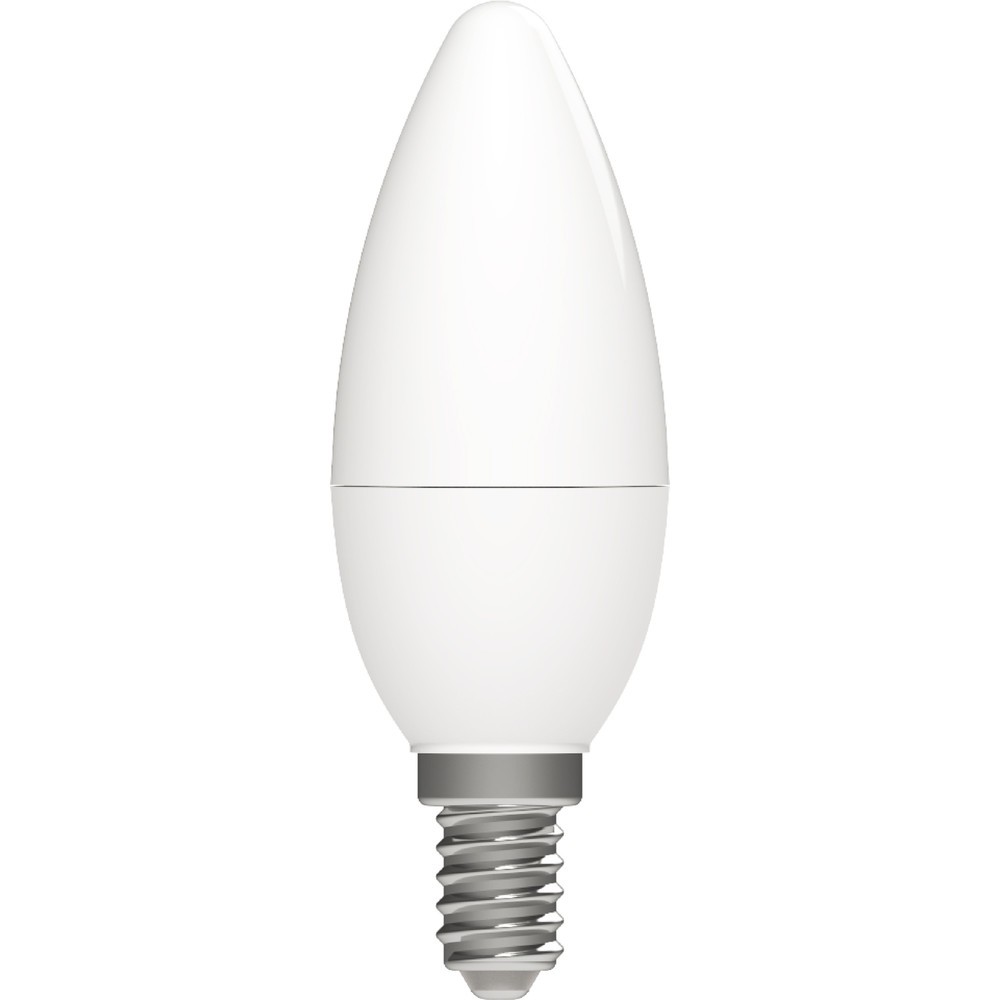 LED SMD Leuchtmittel Kerze C35 E14 4,9W 470lm 2700K opal 240°