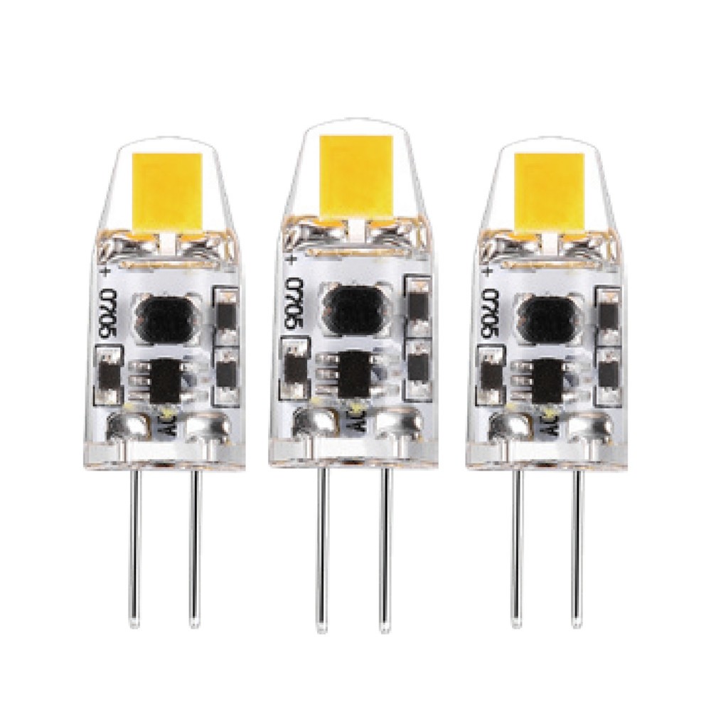 LED SMD Leuchtmittel Kapsel G4 1W 95lm 2700K klar 330° 3er-Pack