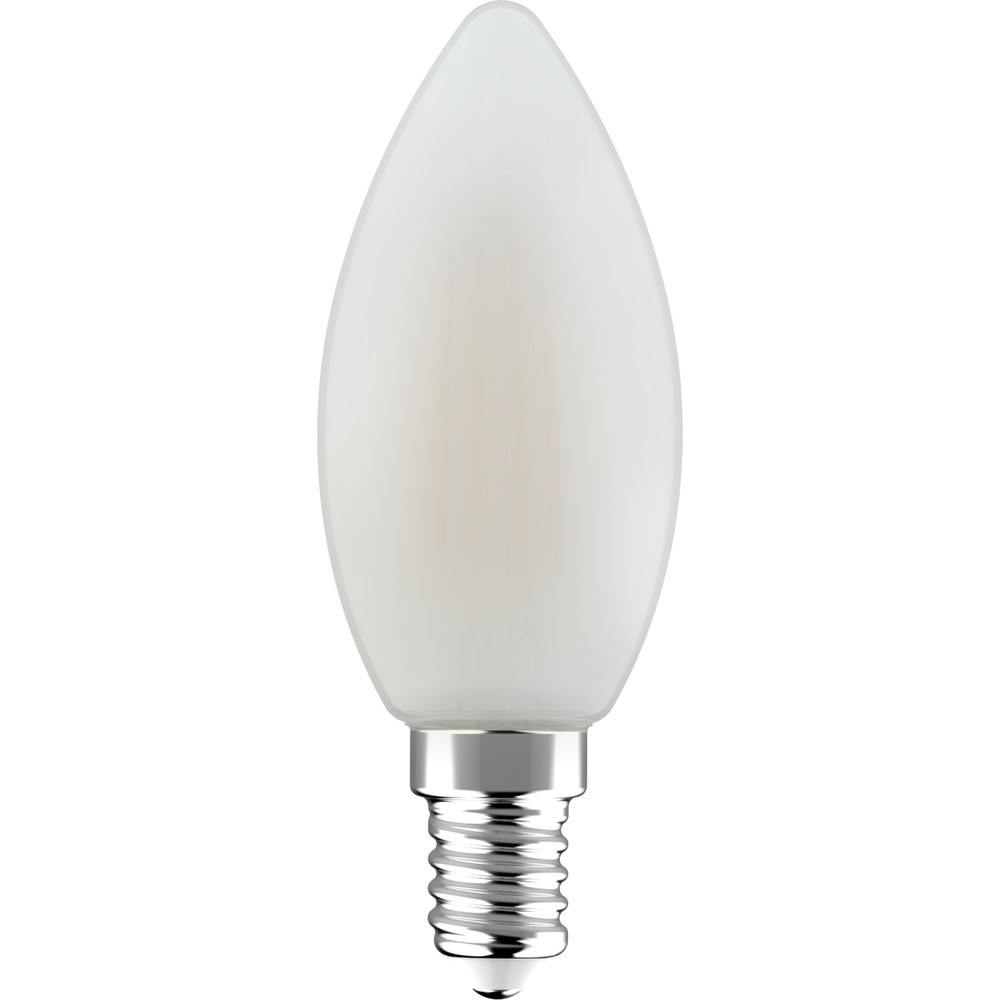 LED Filament Leuchtmittel Kerze C35 E14 4,5W 470lm 2700K opal 330°