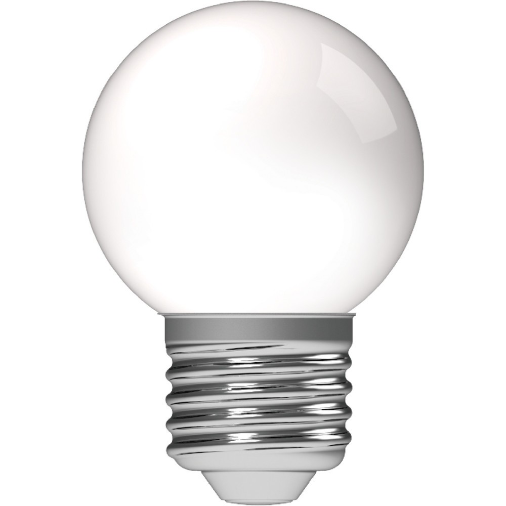 LED SMD Leuchtmittel Globe G45 E27 1W 40lm 2700K opal 270°