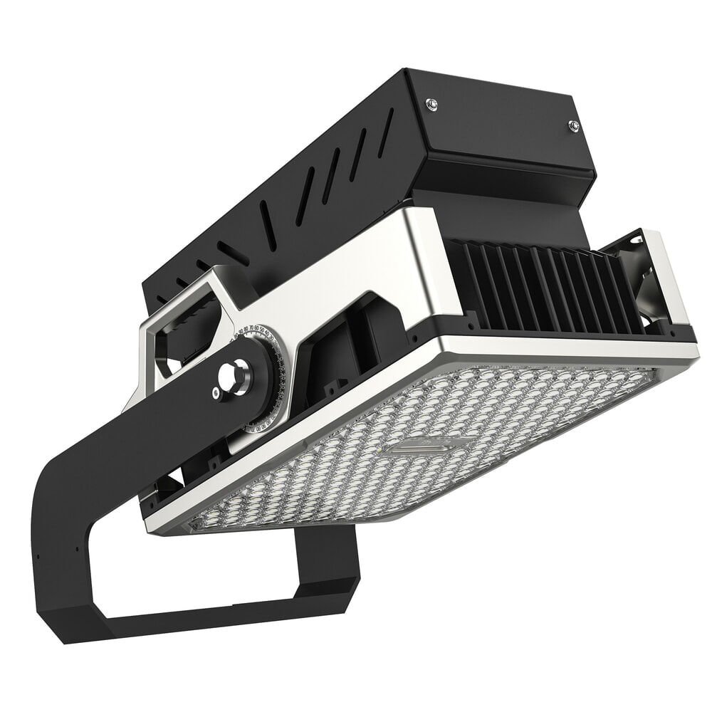 Strahler 500W 75000lm 6000K IP66 LumiLEDs (Philips) LED Inventronik Netzteil schwarz