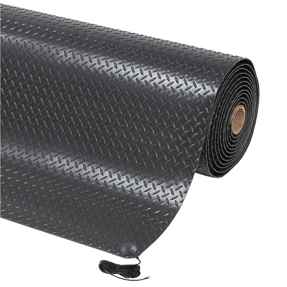 NoTrax Anti-Ermüdungsmatte Diamond Stat™, BxL 600 x 910 mm, schwarz