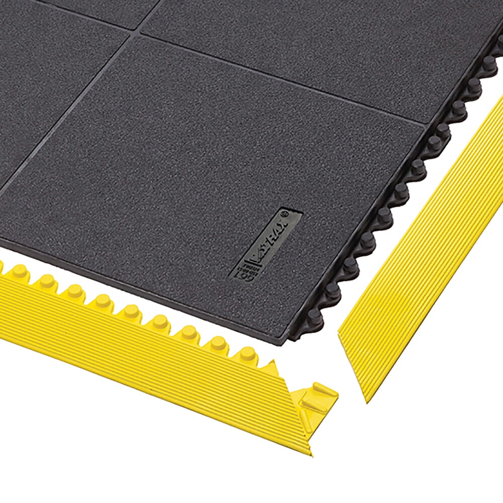 NoTrax Anti-Ermüdungsmatte Cushion Ease Solid™ Nitrile, BxL 910 x 910 mm, schwarz