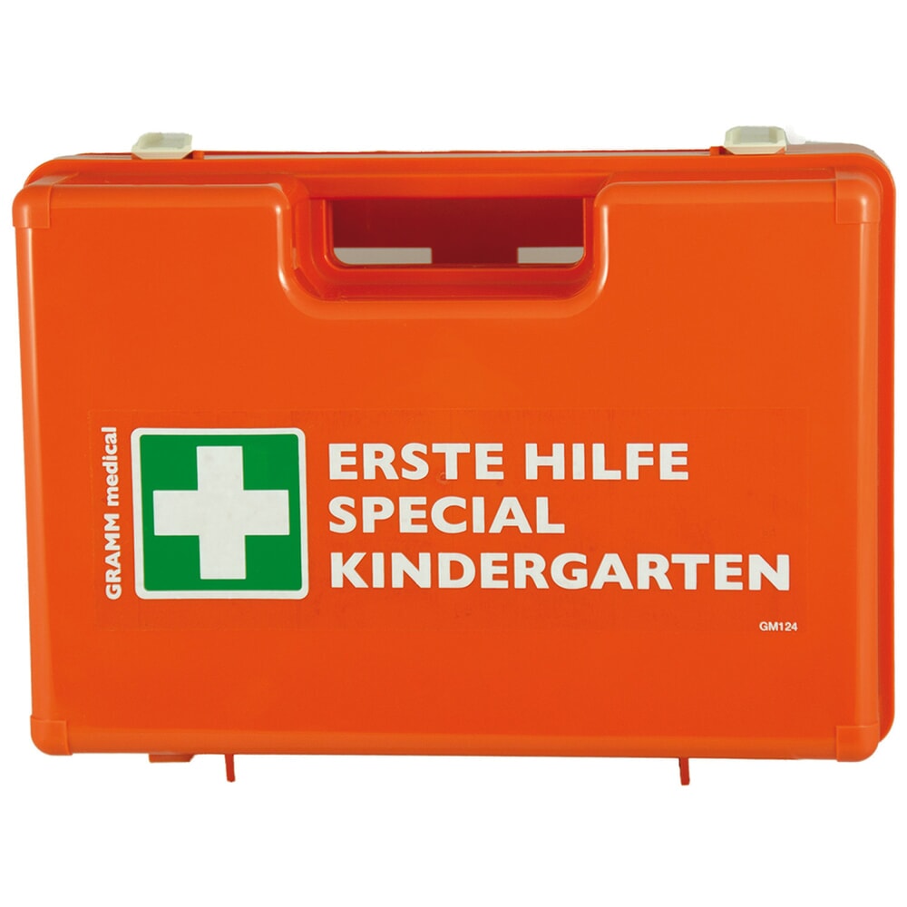 GRAMM medical Verbandkoffer KINDERGARTEN, DIN 13157:2021 + Zusatzausstattung