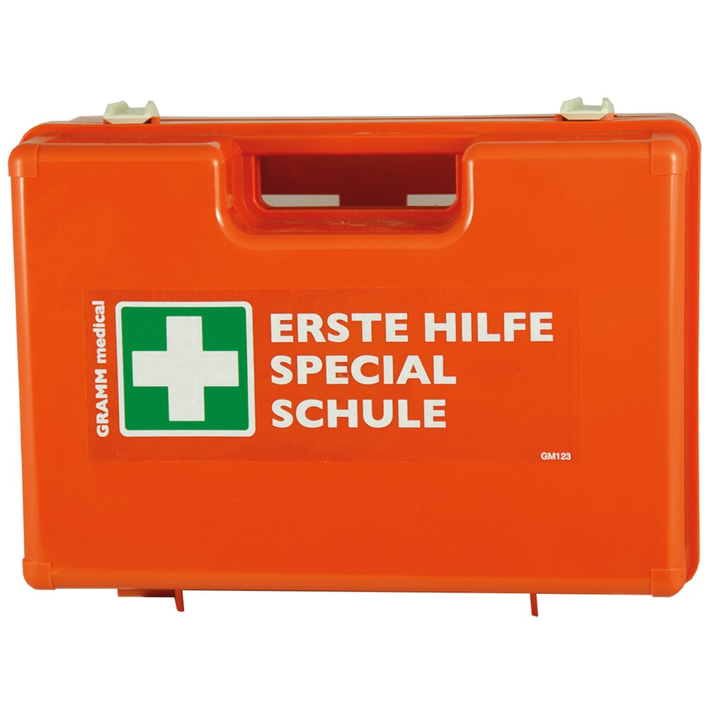 GRAMM medical Verbandkoffer SCHULE, DIN 13157:2021 + Zusatzausstattung