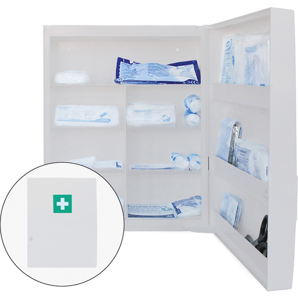 GRAMM medical Kunststoff-Verbandschrank DIN 13157:2021