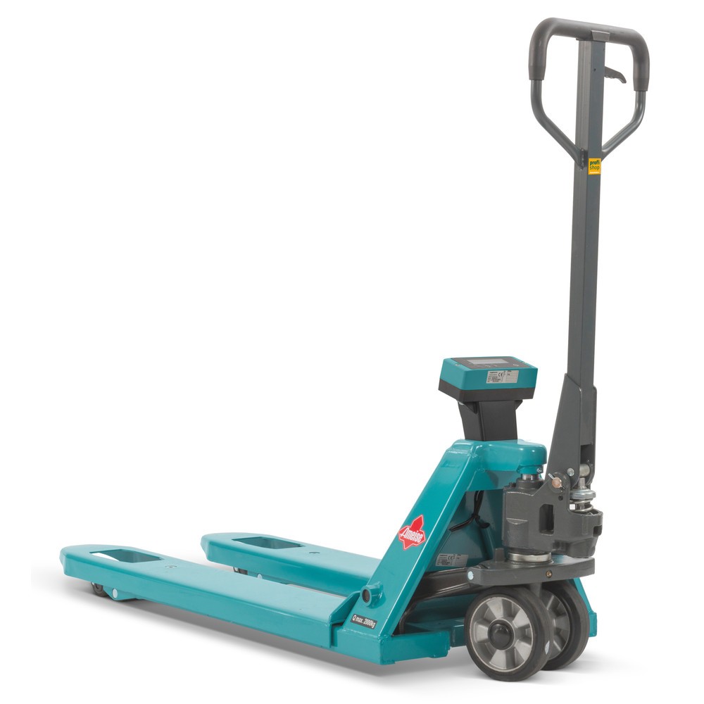 Hubwagen mit Waage Ameise® PTM 2.0 Scale, 1 kg-Schritte, Tragfähigkeit 2.000 kg