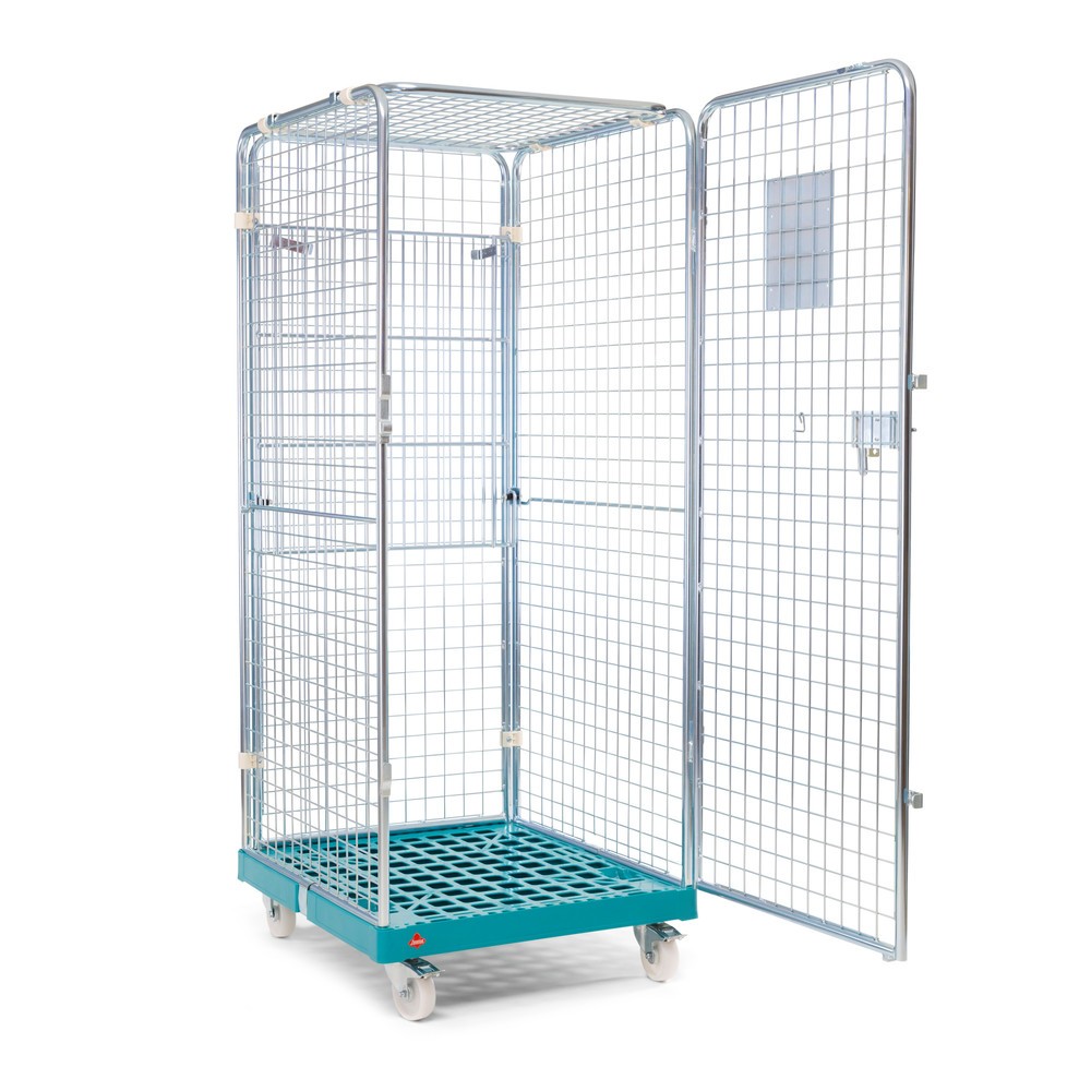 Ameise® Anti-Diebstahl-Rollbehälter, 5-seitig, galvanisch verzinkt 362011-YY