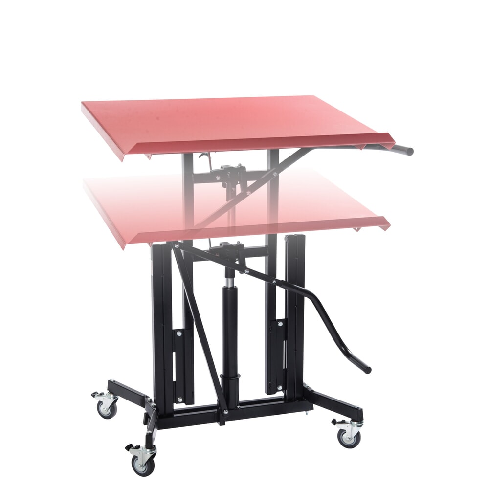 Global Stole A/S Mobiler Arbeitstisch Global Midi, Arbeitsfläche BxT 800-600 mm, höhenverstellbar 730-980 mm
