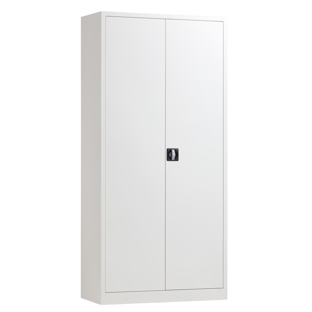 CEHA Flügeltürenschrank HF-ST, 5 OH, HxBxT 1.950 x 920 x 420 mm, verzinkte Fachböden, lichtgrau
