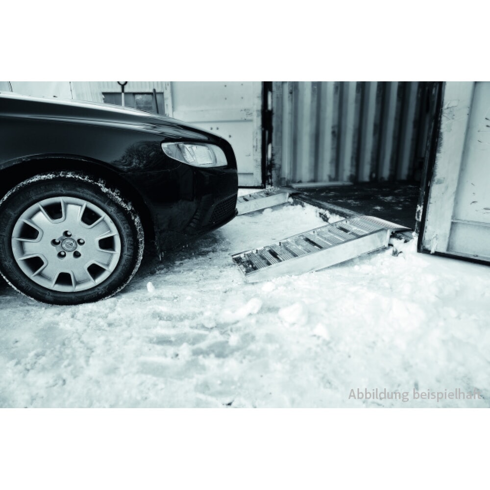 MAUDERER® Verladeschienen BO, für Container Anfahrt, Tragkraft/Paar 3.000 kg, LxB 1.000 x 350 mm